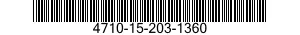 4710-15-203-1360 PIPE,BENT,METALLIC 4710152031360 152031360