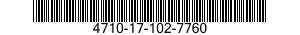 4710-17-102-7760 TUBE,BENT,METALLIC 4710171027760 171027760