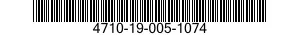 4710-19-005-1074 PIPE,BENT,METALLIC 4710190051074 190051074
