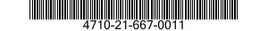 4710-21-667-0011  4710216670011 216670011