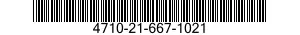 4710-21-667-1021  4710216671021 216671021