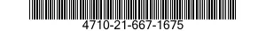 4710-21-667-1675  4710216671675 216671675
