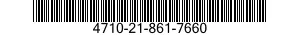 4710-21-861-7660  4710218617660 218617660