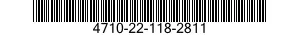 4710-22-118-2811 TUBE,METALLIC 4710221182811 221182811