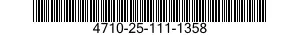 4710-25-111-1358  4710251111358 251111358