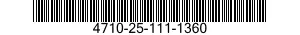 4710-25-111-1360 TUBE,METALLIC 4710251111360 251111360