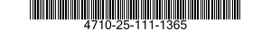 4710-25-111-1365  4710251111365 251111365