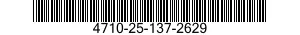 4710-25-137-2629 TUBE,BENT,METALLIC 4710251372629 251372629