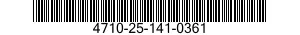 4710-25-141-0361 TUBE,METALLIC 4710251410361 251410361