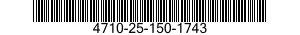 4710-25-150-1743 PIPE,PLASTIC 4710251501743 251501743