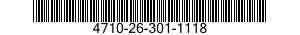 4710-26-301-1118 TUBE ASSEMBLY,METAL 4710263011118 263011118