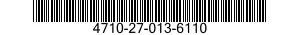 4710-27-013-6110 TUBE ASSEMBLY,METAL 4710270136110 270136110