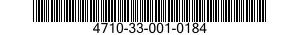 4710-33-001-0184 TUBE ASSEMBLY,METAL 4710330010184 330010184