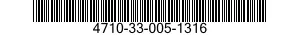 4710-33-005-1316 TUBE ASSEMBLY,METAL 4710330051316 330051316