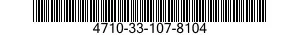 4710-33-107-8104 TUBE ASSEMBLY,METAL 4710331078104 331078104