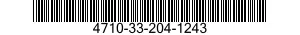 4710-33-204-1243 PIPE ASSEMBLY,METAL 4710332041243 332041243