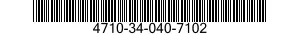 4710-34-040-7102 PIPE ASSEMBLY,METAL 4710340407102 340407102