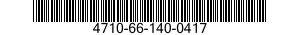 4710-66-140-0417 TUBE,CONDENSER 4710661400417 661400417