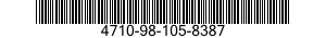 4710-98-105-8387 TUBE,BENT,METALLIC 4710981058387 981058387