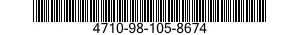 4710-98-105-8674  4710981058674 981058674