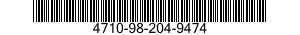 4710-98-204-9474 TUBE ASSEMBLY,METAL 4710982049474 982049474