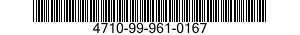 4710-99-961-0167  4710999610167 999610167