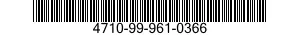 4710-99-961-0366  4710999610366 999610366