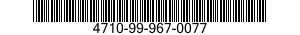 4710-99-967-0077  4710999670077 999670077