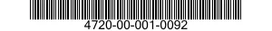 4720-00-001-0092 HOSE ASSEMBLY,NONMETALLIC 4720000010092 000010092