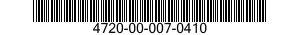 4720-00-007-0410  4720000070410 000070410