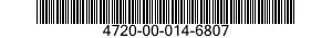 4720-00-014-6807  4720000146807 000146807