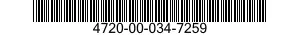 4720-00-034-7259  4720000347259 000347259
