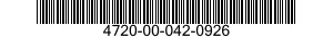 4720-00-042-0926  4720000420926 000420926