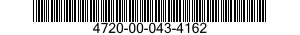4720-00-043-4162  4720000434162 000434162
