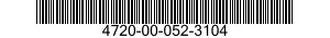 4720-00-052-3104  4720000523104 000523104