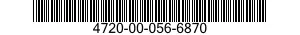 4720-00-056-6870 HOSE,PREFORMED 4720000566870 000566870