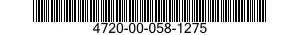 4720-00-058-1275  4720000581275 000581275