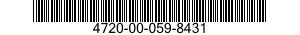 4720-00-059-8431  4720000598431 000598431