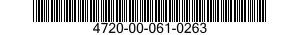4720-00-061-0263  4720000610263 000610263