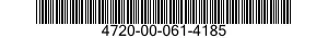 4720-00-061-4185  4720000614185 000614185