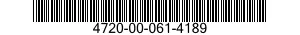 4720-00-061-4189  4720000614189 000614189