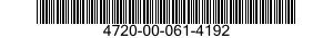 4720-00-061-4192  4720000614192 000614192