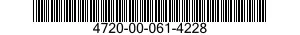 4720-00-061-4228  4720000614228 000614228