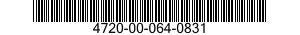 4720-00-064-0831  4720000640831 000640831