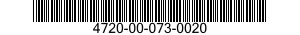 4720-00-073-0020 HOSE,PREFORMED 4720000730020 000730020