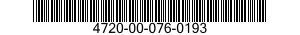 4720-00-076-0193  4720000760193 000760193