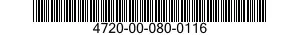 4720-00-080-0116  4720000800116 000800116