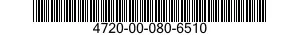 4720-00-080-6510  4720000806510 000806510