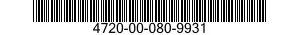 4720-00-080-9931  4720000809931 000809931