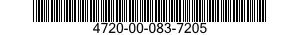 4720-00-083-7205  4720000837205 000837205